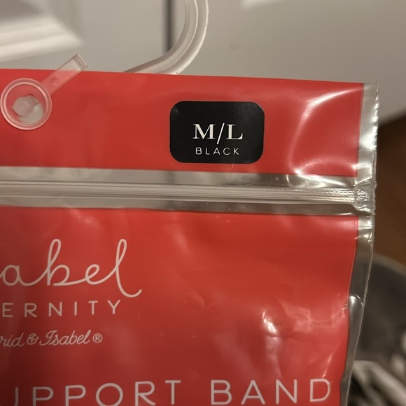 ISABEL MATERNITY WOMEN’S COOLING SUPPORT BAND SIZE: M/L COLOR: BLACK NWT - Picture 4 of 5